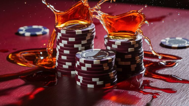 deep maroon poker playing