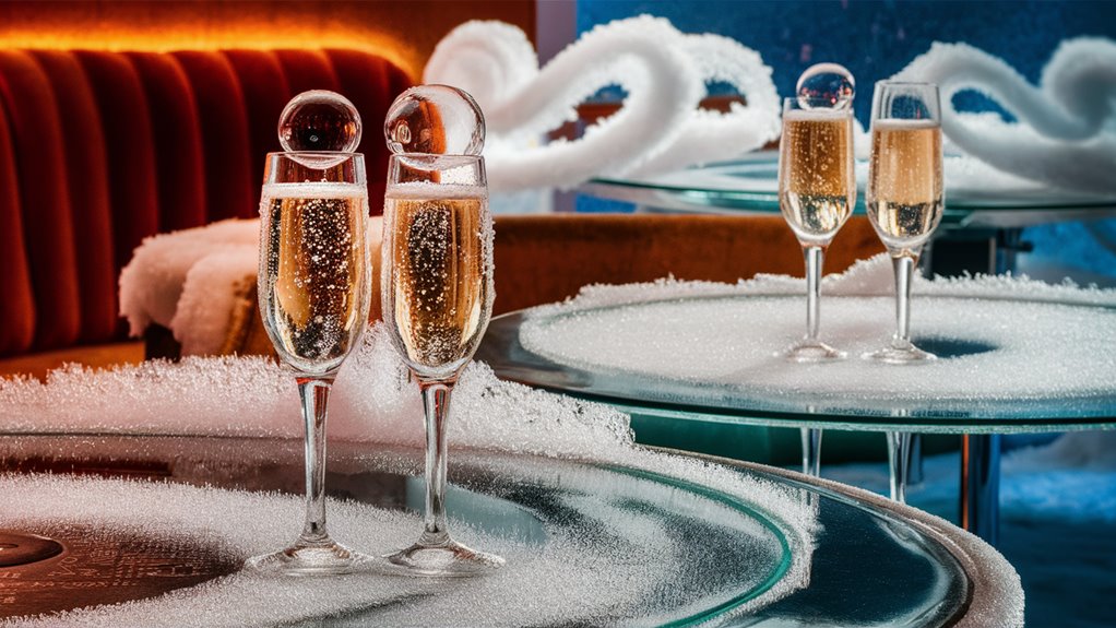 sparkling wine meets frost