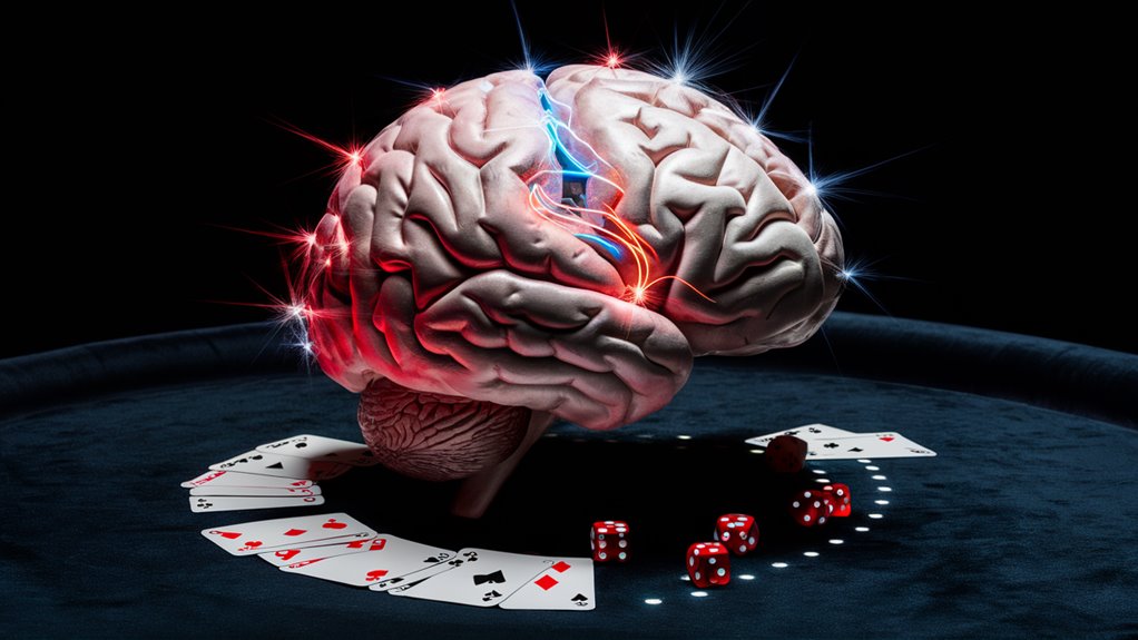 betting alters neural pathways