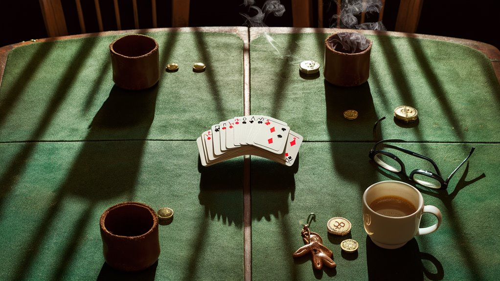 card players follow traditions