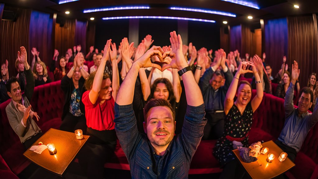 clapping encourages better stage shows