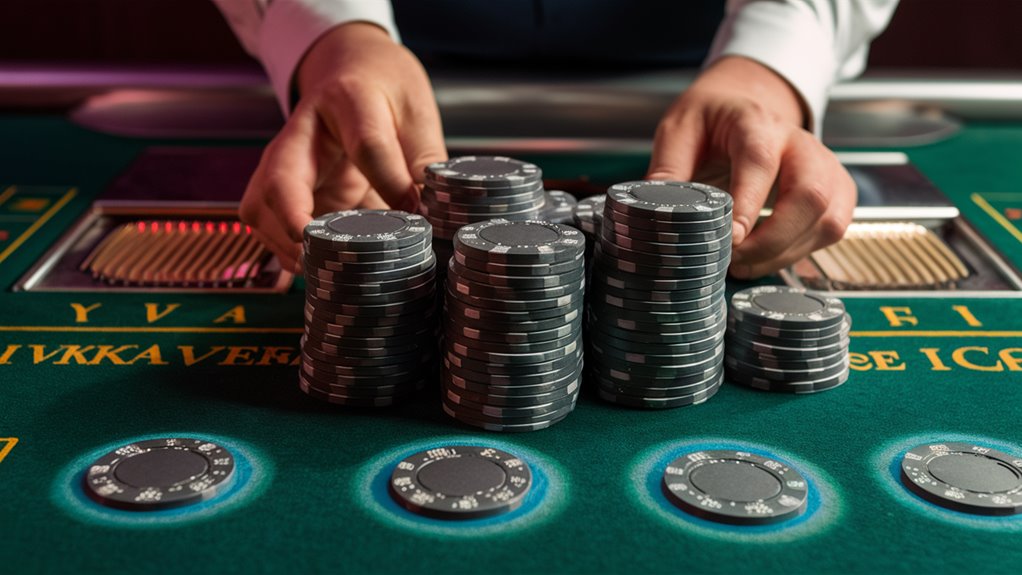 casino chips with sensors