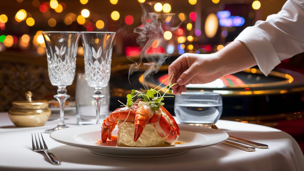 gourmet food at casinos