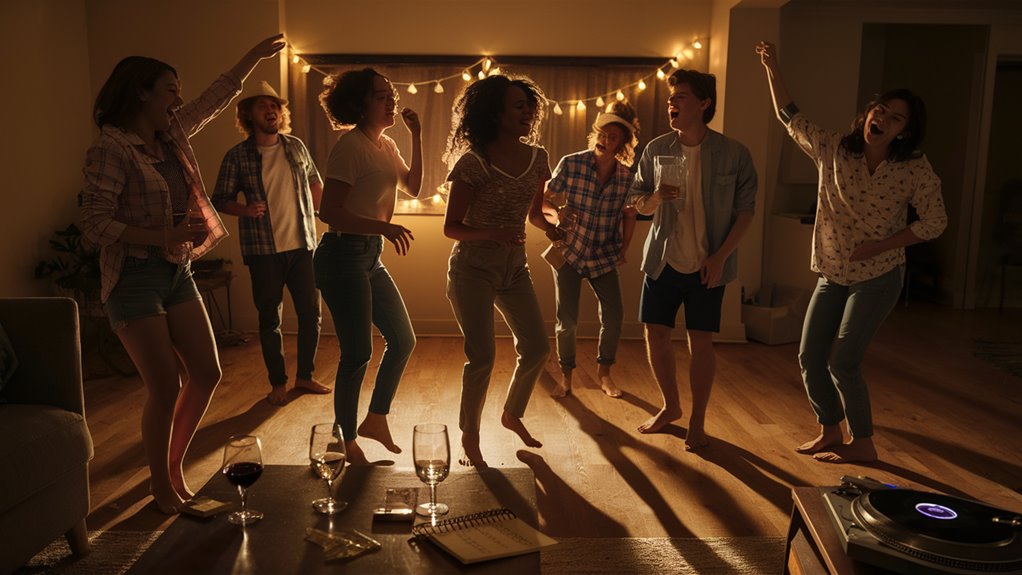 party music with friends