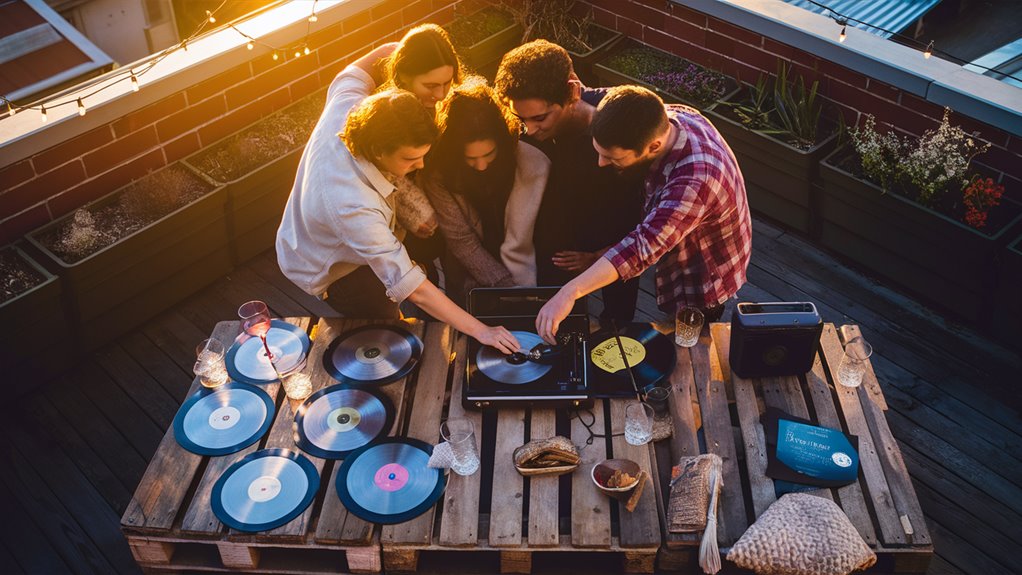 party music with friends