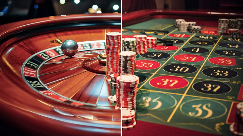 roulette wagering position choices