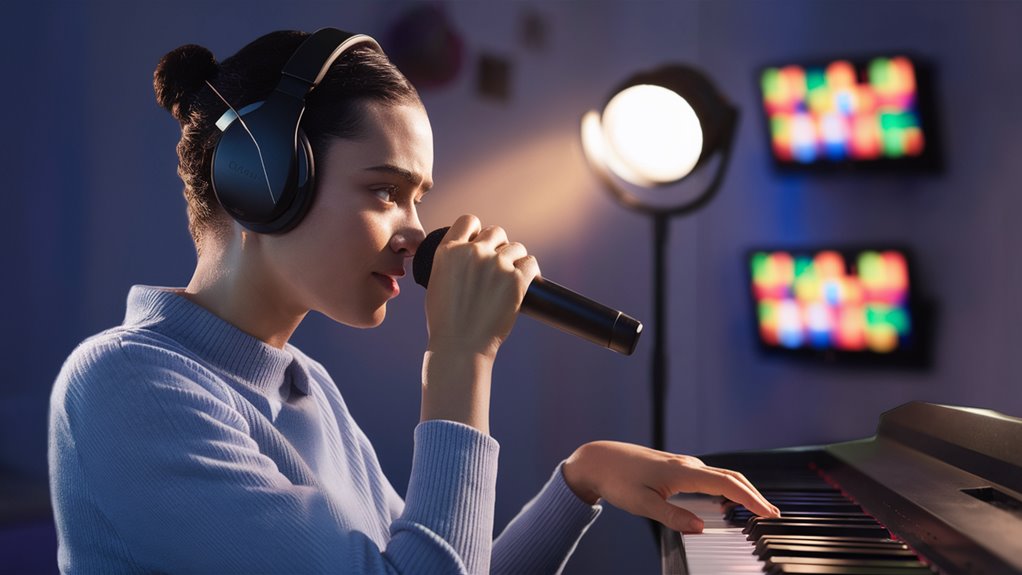 stay on pitch singing